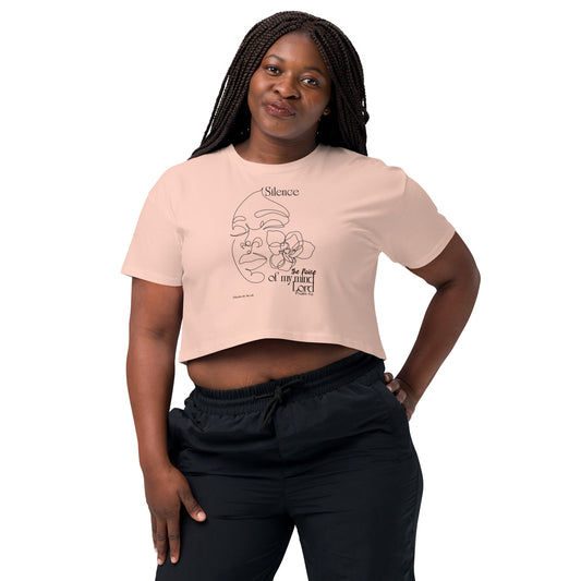 Silence the Noise of My Mind Crop Top - Psalm 62