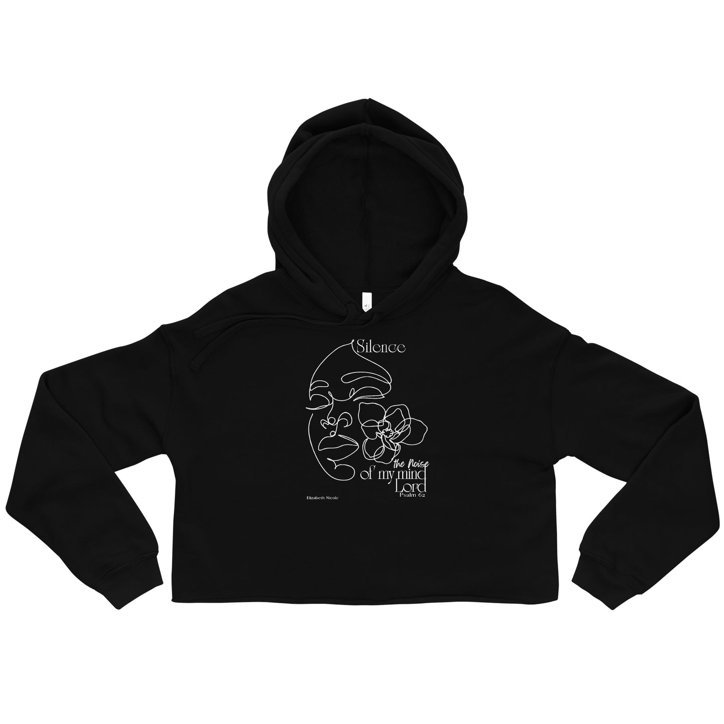 Silence the Noise of My Mind - Cropped Hoodie - Psalm 62