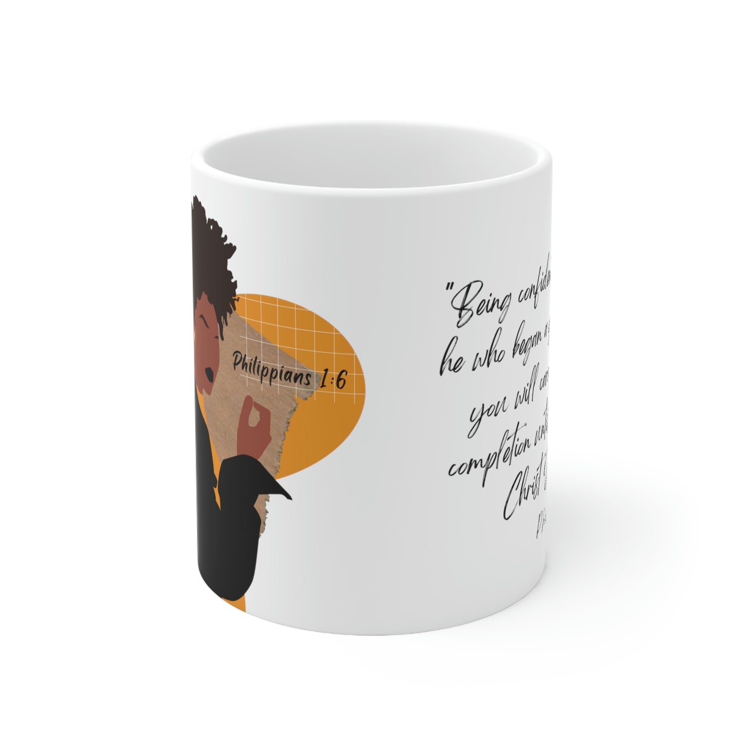 Philippians 1:6 - Good Work Mug