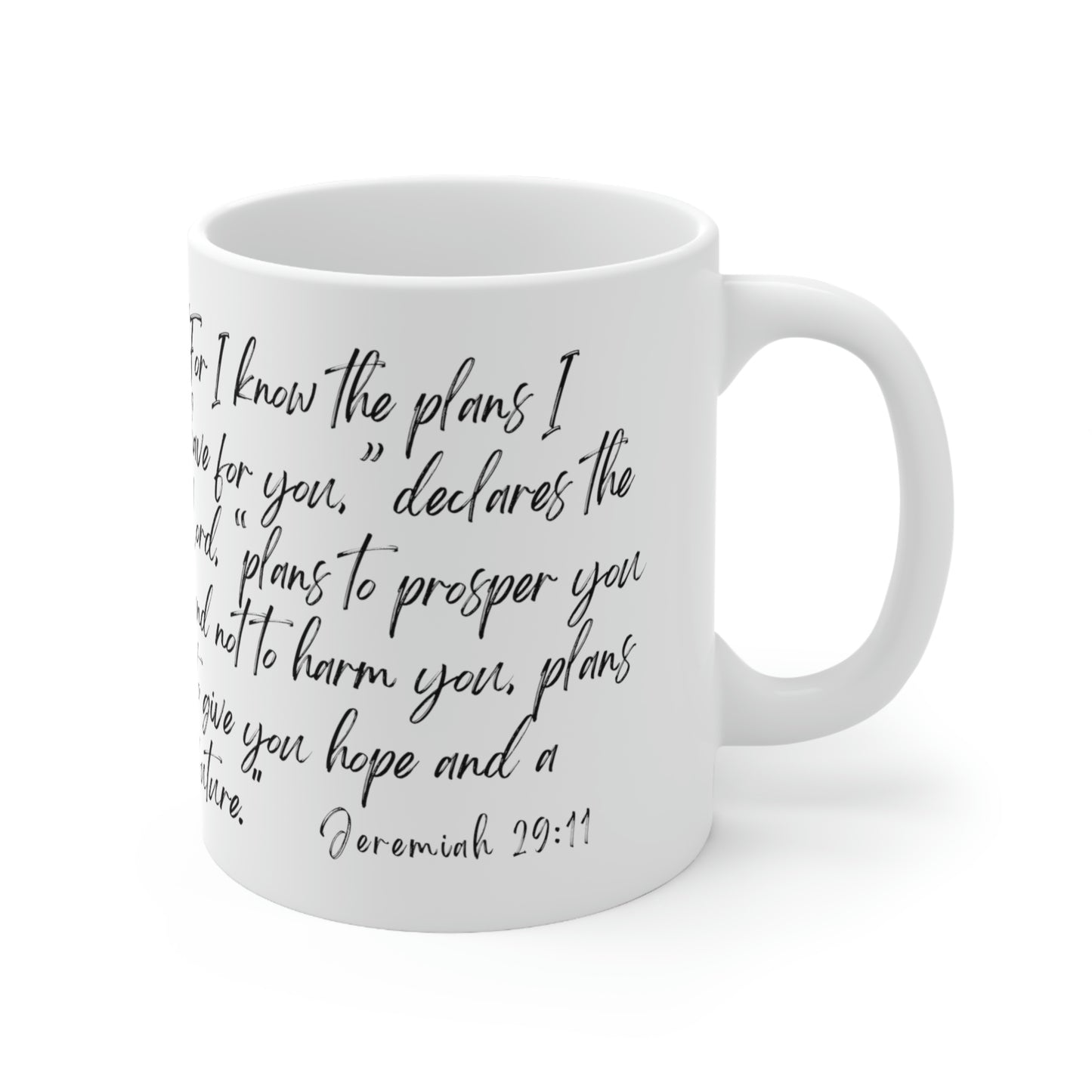 Jeremiah 29:11 - The Plans Mug